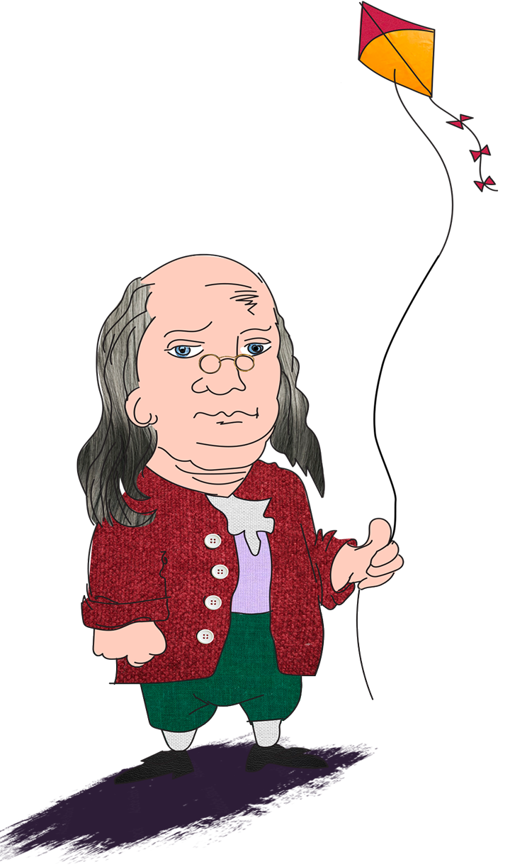 Benjamin-Franklin-with-kite